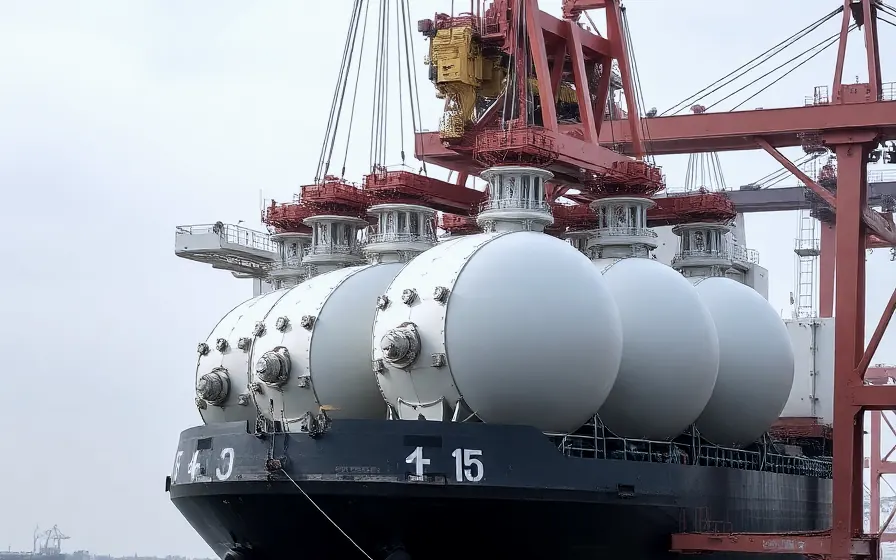Сульфинольные абсорберы очистки газа у причала